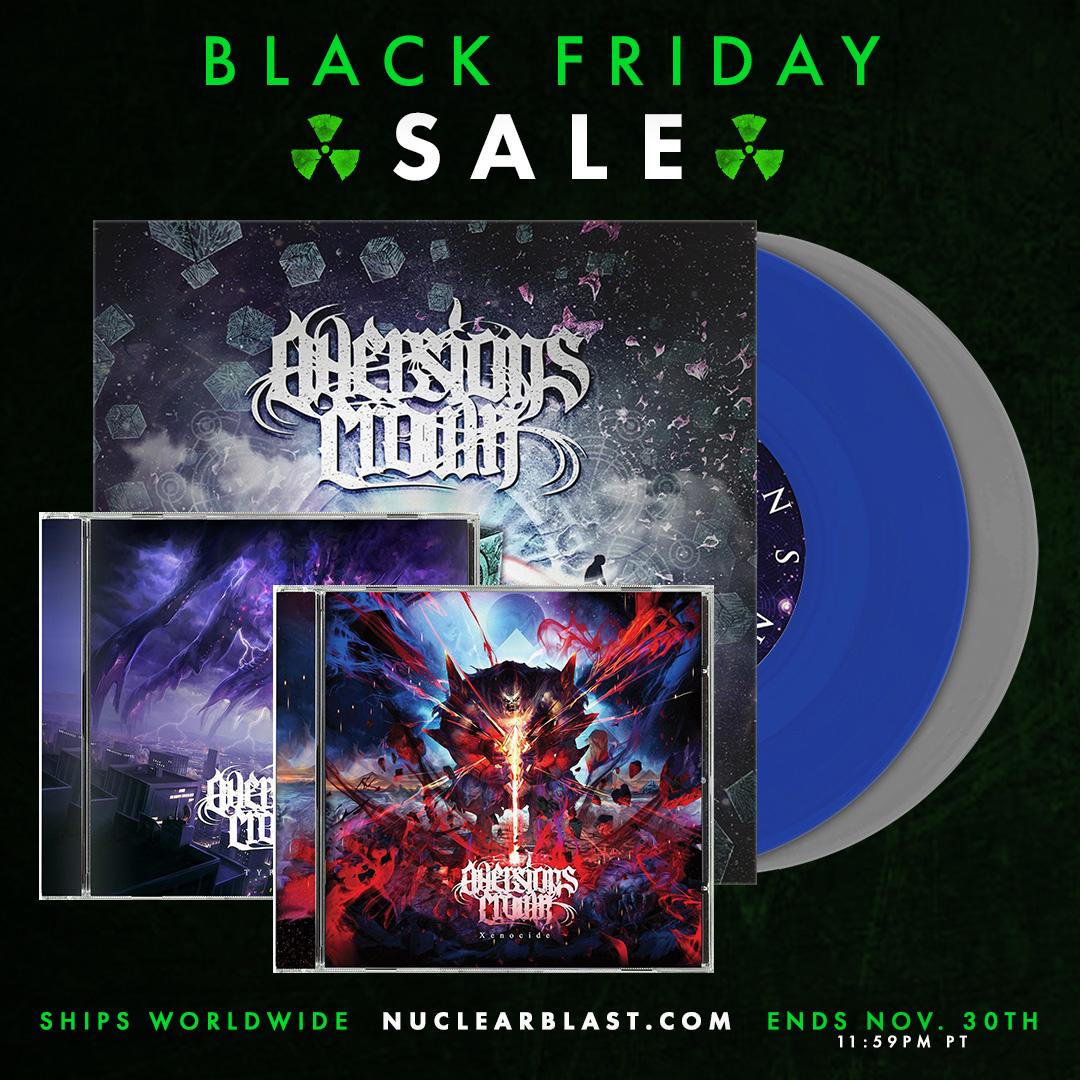The @nuclearblast U.S. store has select Aversions Crown items on special through November 30th.
👉 nuclearblast.com/blackfriday
**Ships Worldwide
