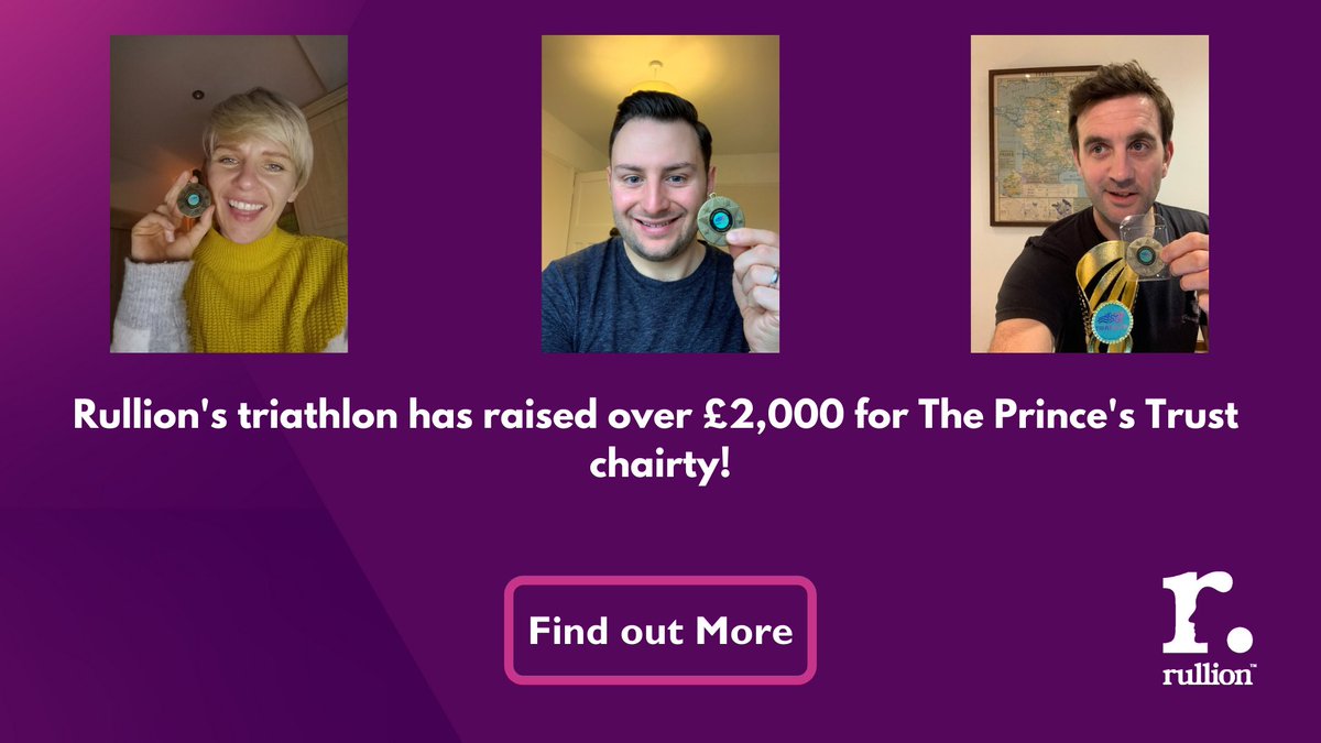 We're delighted to announce that we've raised over £2,000 for the @PrincesTrust charity through a company triathlon! 

Read more here:

bit.ly/36cqMyB

#PartnershipsArePowerful #Charity #SocialResponsbility #Fundraising