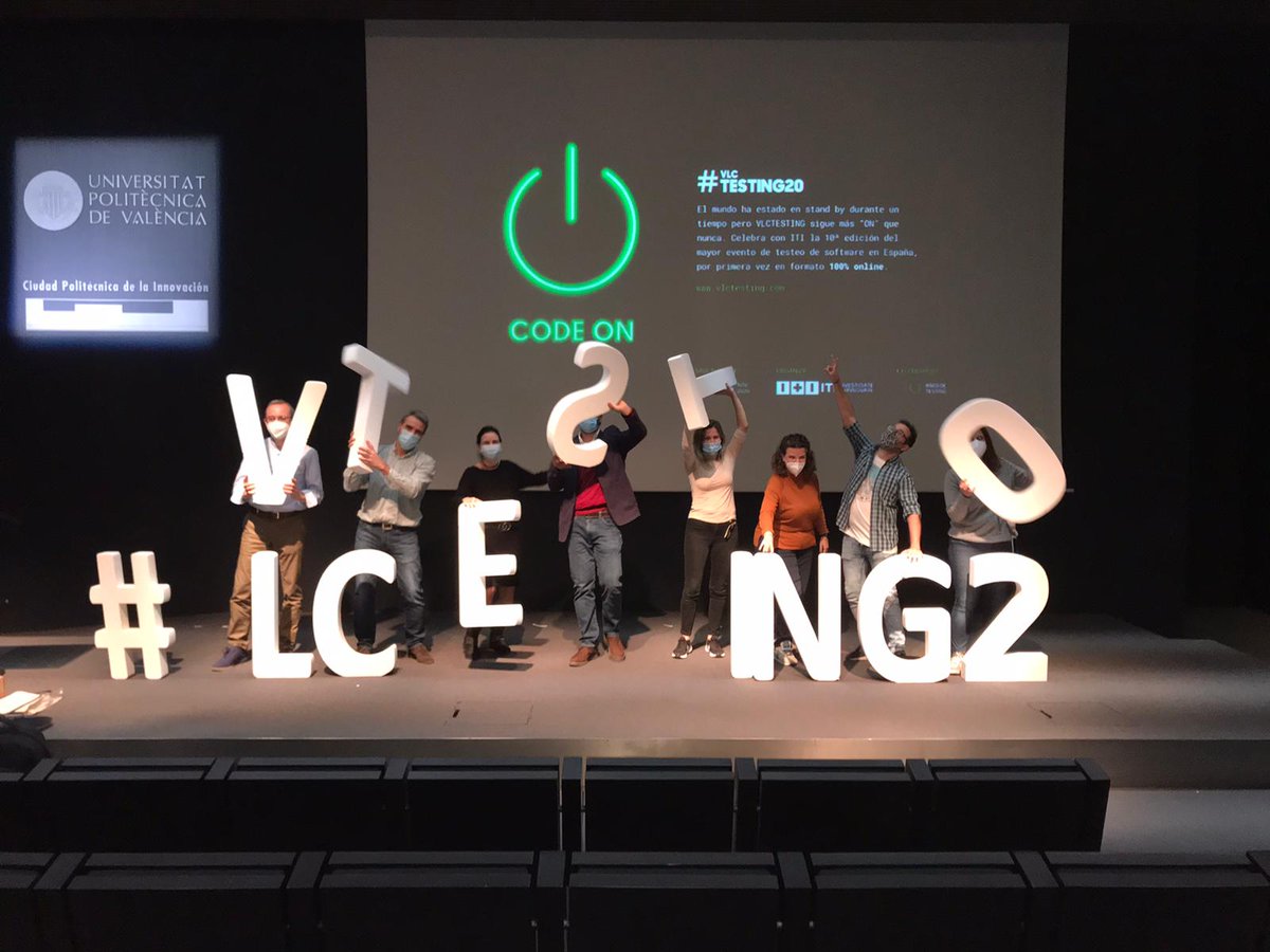 ToneJR's tweet image. Se acaba una semana intensa en la que hemos disfrutado del #VLCTESTING20 !!

Este año tomando las riendas como presentador de ponencias junto a mi grandes compañeros @evapanaderoperi, Pedro, @auxiCarlos y @ITI_TIC. Además de haber conocido a grandes personas dentro del #testing.