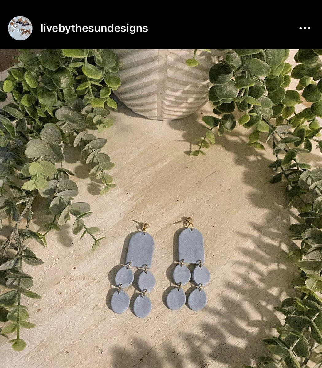 Live By The Sun Designs is Chapel Hill-based and makes beautiful earrings and tassel garlands  https://www.etsy.com/shop/LiveBytheSun1 IG: @livebythesundesigns