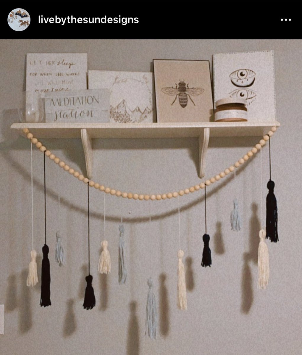 Live By The Sun Designs is Chapel Hill-based and makes beautiful earrings and tassel garlands  https://www.etsy.com/shop/LiveBytheSun1 IG: @livebythesundesigns