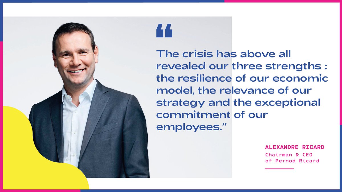 Pernod_Ricard's tweet photo. Thanks to the commitment of our employees and stakeholders' we have been able to face such an exceptional year while continuing to create moments of conviviality.
Find out more in the Pernod Ricard FY20 Annual Report: https://t.co/kRQnZV4KtU #NaturallyCommitted https://t.co/cetolTd579