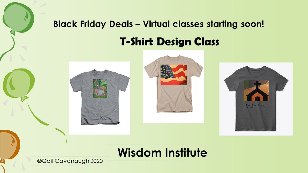 wisdinst's tweet photo. Black Friday Deals - T-shirt Design  Enroll today!  https://t.co/lfxANkC7AO
#design #tshirts #children #fun #familyfun #giftsforkids #winterbreak #Christmas #HolidaySeason #onlinelearning  #enrichment #afterschool https://t.co/DgSNDJwjPN