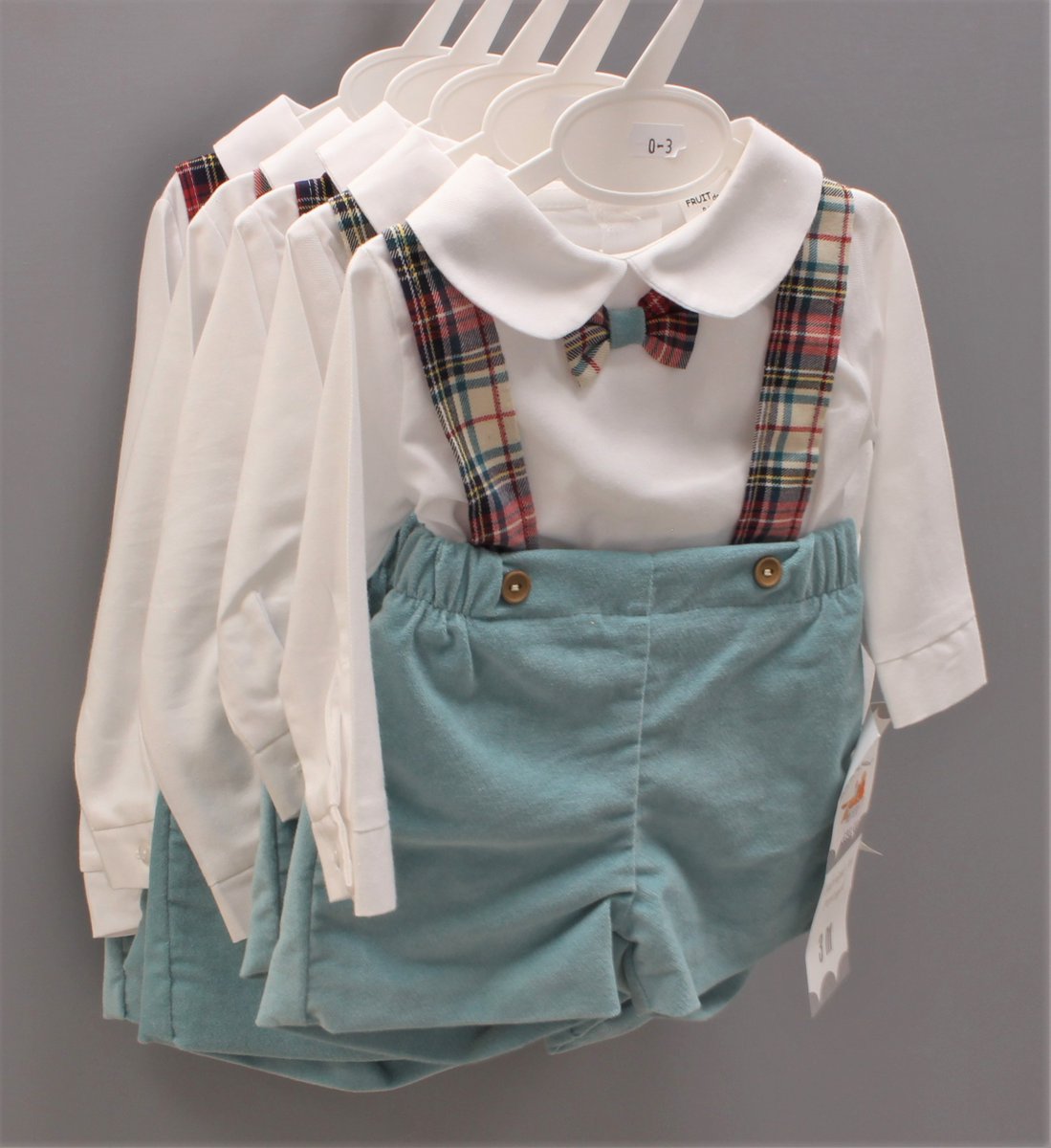 JuniorJungle's tweet photo. Quality, value and style. Two colours available in this Spanish style baby boys’ set. Sizes 0-3 months up to 18-24 months, only £30 in our Middlesbrough store. https://t.co/g6TmMIg5r7