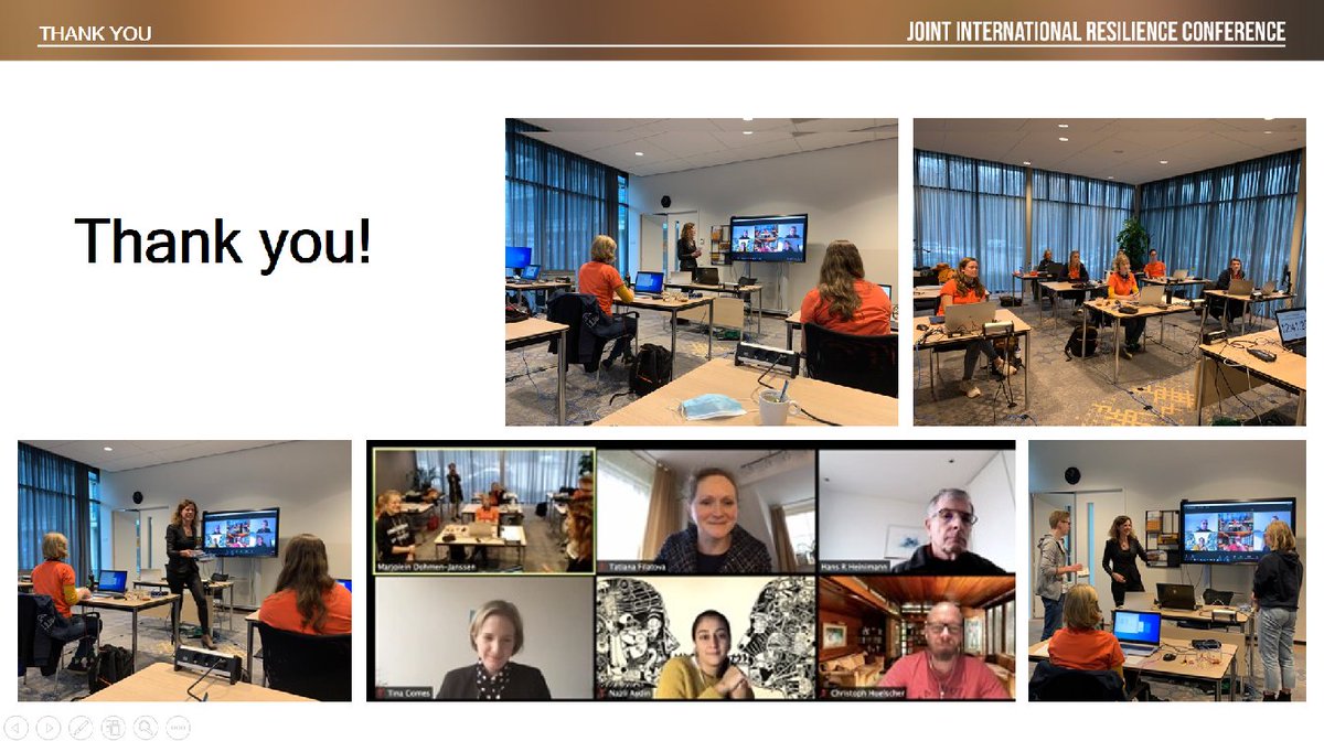 JIRC_20's tweet photo. Our conference has come to an end! We ended up with 832 participants! People from all over the world shared their ideas for resilience impact. How nice to see our resilience community growing. Thank you all for this great and inspiring event! Hope to see you next time. #JIRC20 https://t.co/R9Svaw40qi