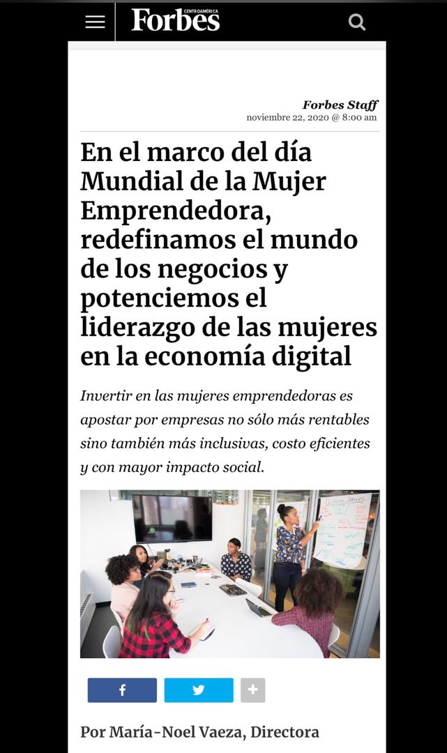 “Seguimos trabajando para que cada día más #mujeres accedan a capital e inversión para sus #emprendimientos