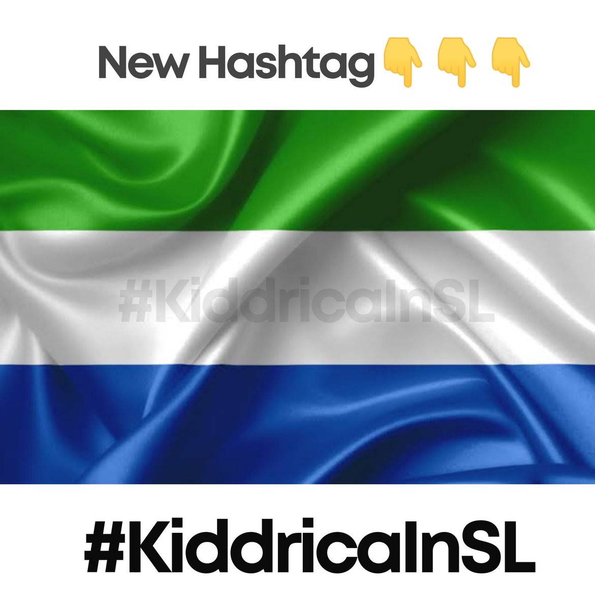 BrianBanana1's tweet photo. Drop you rockets🚀🚀🚀...and RETWEET
we get the new tag on top...#KiddricaInSL
#KiddricaXSierraLeone https://t.co/F0VyWvYXz2