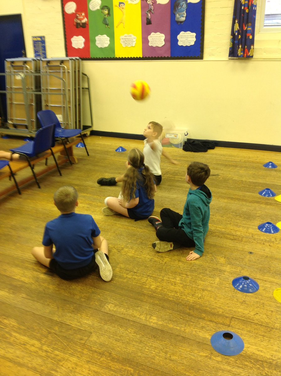 caythorpeclass5's tweet photo. Hogwarts really enjoyed taking part in sit down volleyball today #cgsoutreach https://t.co/pmQ2n218SG