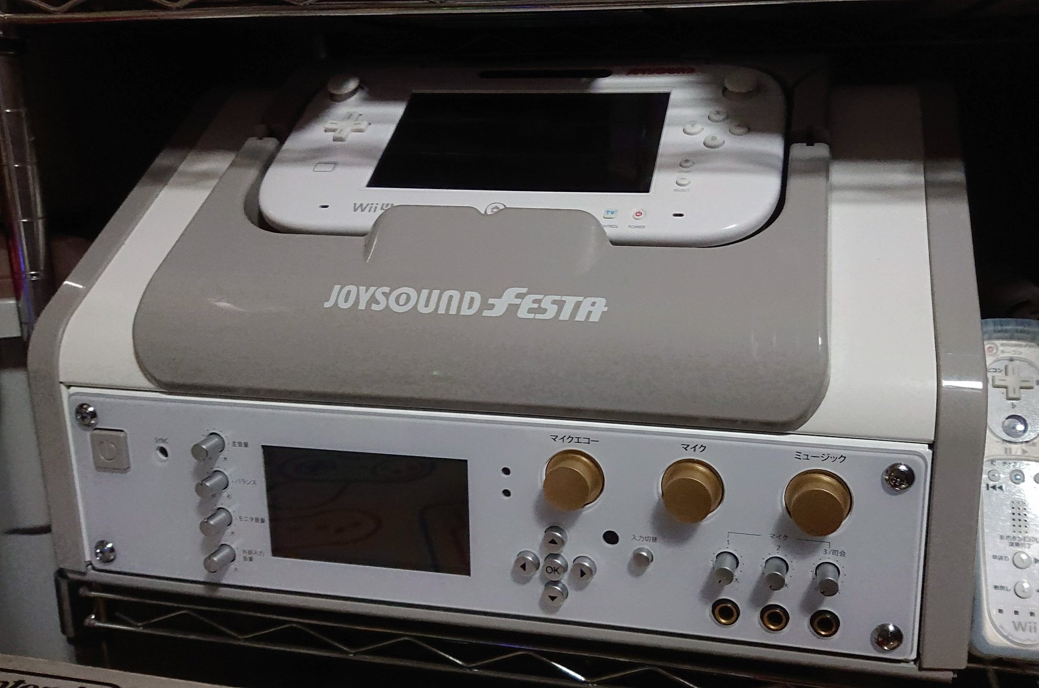 Joysound Festa JS-FWP 通信カラオケ本体 閉局済 Wii U - メルカリ