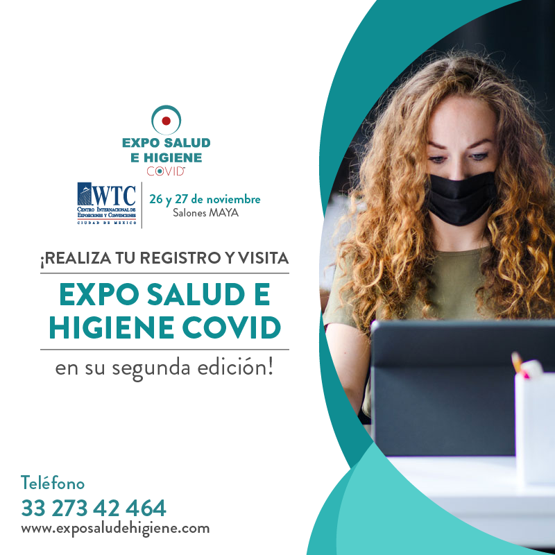 ExpoSalud2021's tweet photo. ¡Te esperamos el día de hoy viernes 27 de noviembre en Expo Salud e Higiene COV1D! 

Realiza tu registro en https://t.co/x4CeCrcvDB 
ENTRADA SIN COSTO. 

#ExpoSaludeHigiene #NuevaNormalidad #COV1D19 #CIECWTC #CDMX

@ciecwtcmexico https://t.co/nzpQ3DIEtv
