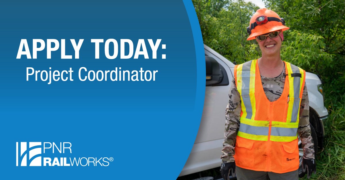 We want you on the team! Join industry leading PNR RailWorks as a Civil Project Coordinator in Toronto, Ont. Apply here: bit.ly/362Qcyk