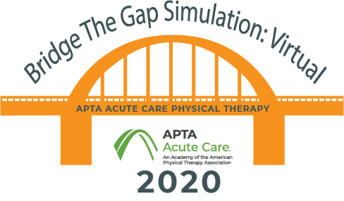 AcuteCareAPTA's tweet photo. Did you miss out on the 2020 Bridge the Gap Simulation Virtual Conference, but want to access this year's conference recording? Purchase the recording today to view the conference sessions on-demand! https://t.co/pPISPF5k98 https://t.co/2IcizQz9kl