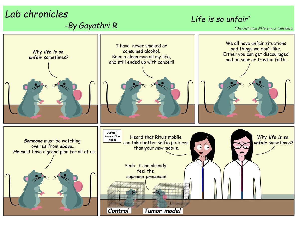 Entry 2: Life is so unfair #artist R. Gayathri of Amrita Centre for Nanosciences and molecular medicine, Kochi, Kerala4/18