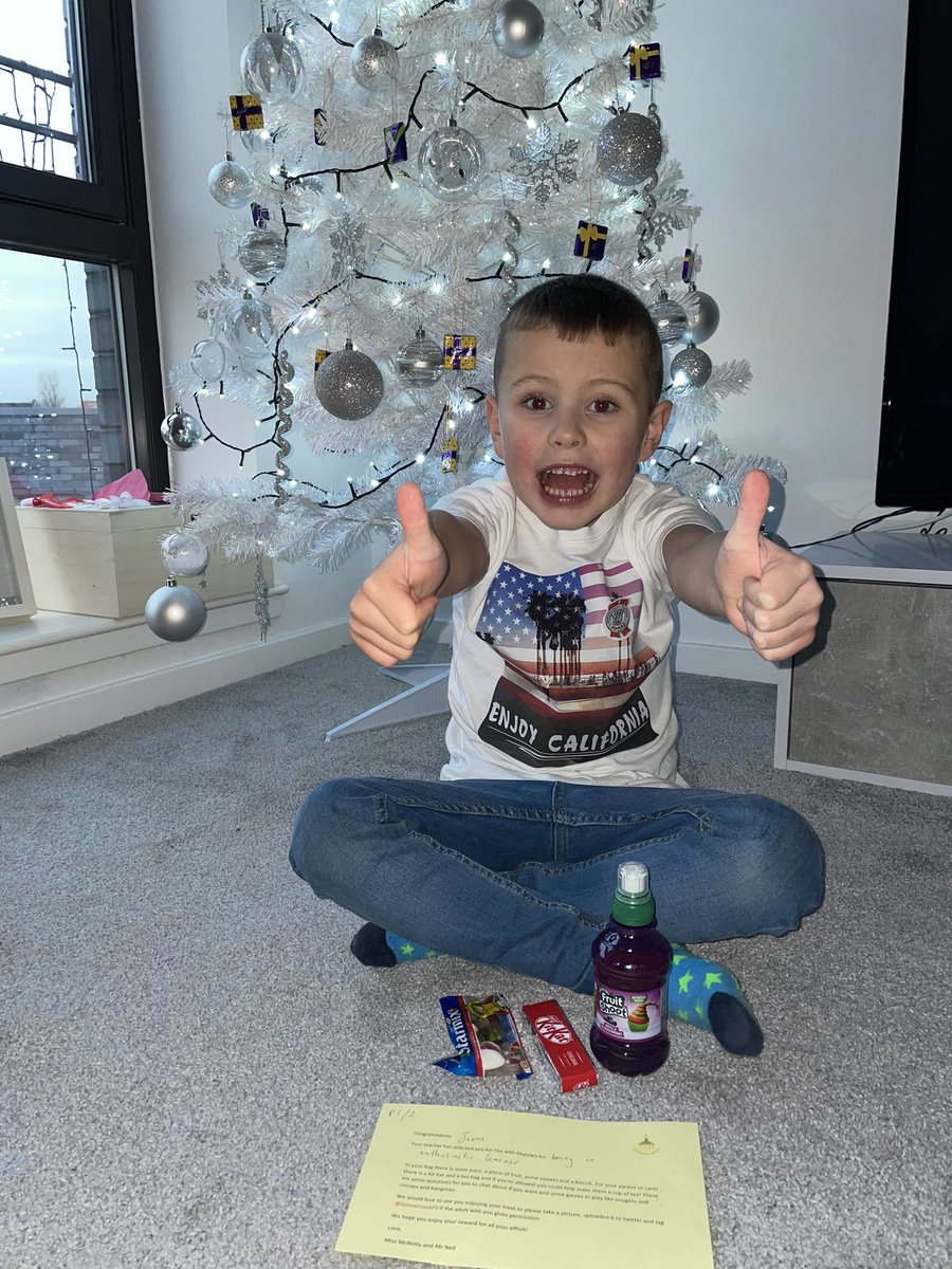 stephs1993's tweet photo. @DalmarnockPS the first pupil to be nominated for tea with the deputes for being an enthusiastic learner! A very happy boy and a VERY PROUD MUMMY! Keep being you J 💙 https://t.co/ruMjnojejF