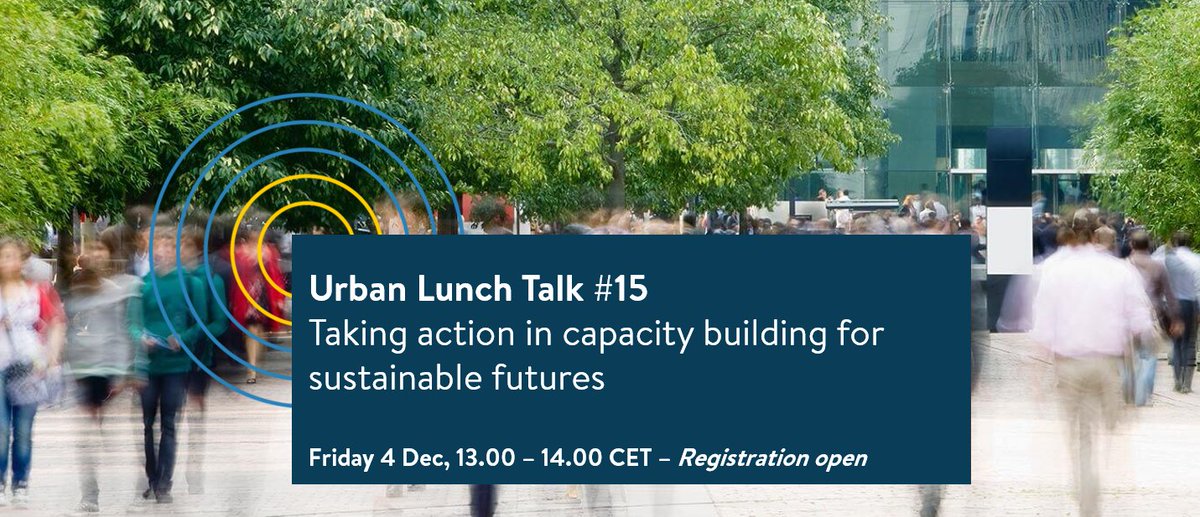 JPIUrbanEurope's tweet photo. Registration open: Urban Lunch Talk #15 🌍
What are the capacities needed to drive urban transitions to sustainable futures? Guest announcements via the link 👇
#UrbanTransformation #MakingCitiesWork #UrbanInnovation #UrbanLunchTalks
https://t.co/bOe9fNDu8d https://t.co/nDOjTLs0nP