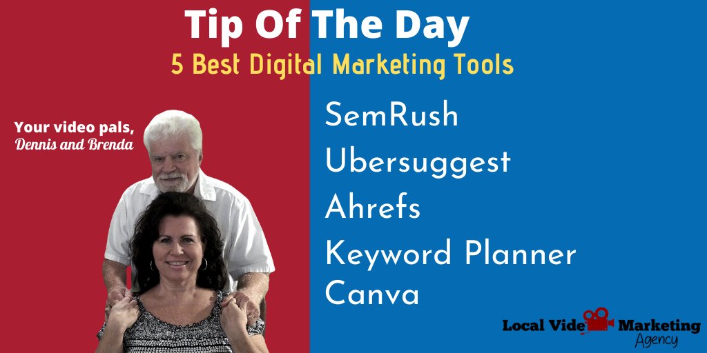 LocalVideoFLA's tweet photo. Looking for some great marketing tools to use? Well, here's our Tip Of The Day to help you!
#tipoftheday #digitalmarketing #videomarketing #video #localvideomarketing https://t.co/L5y79Pq5s6