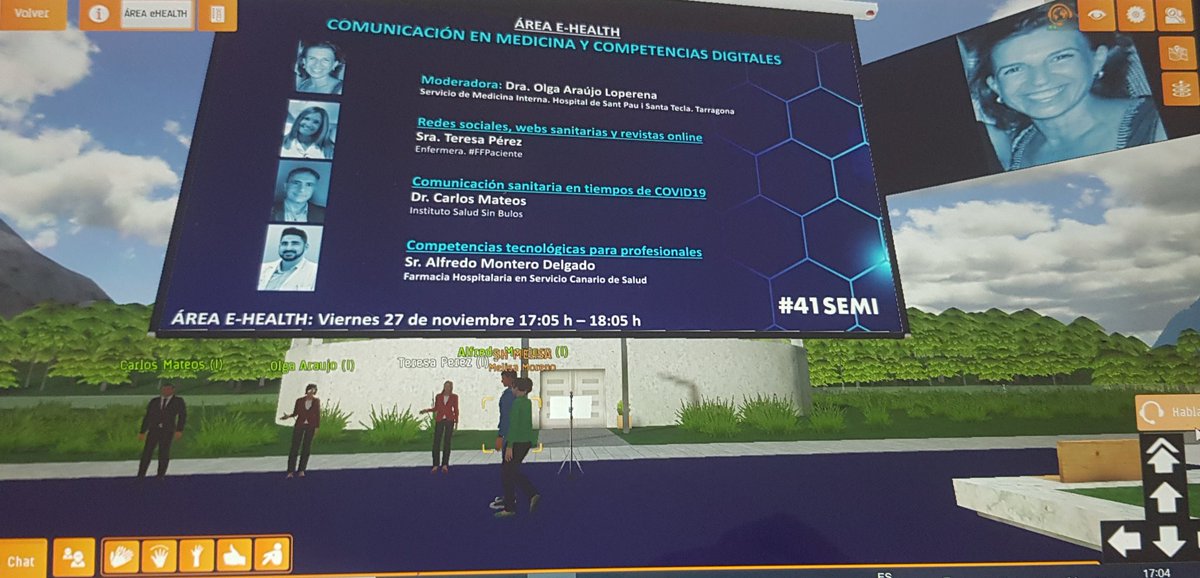 ismaelsaid's tweet photo. Comienza la mesa redonda sobre Comunicación y #competenciasdigitales en el área #eHealth de #41SEMI.
Ponentes #digitalcracks:
🔸@carloscomsalud de @SaludsinBulos;
🔸@DUEdevocacion, de @ffpaciente; y
🔸@Amonterodel.
Modera @olgatgn https://t.co/CvAbvvQt39