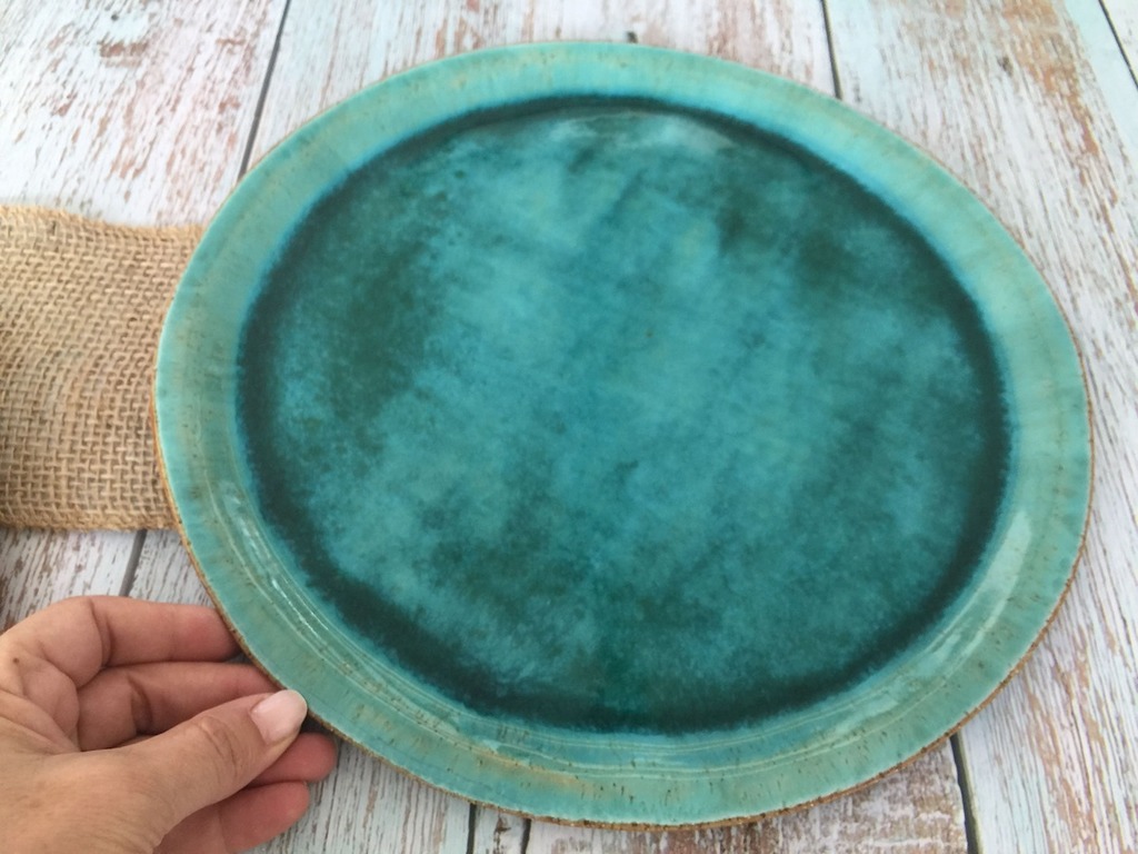 NEW! Large blue ceramic platter.⠀
⠀
#handmade #ceramics #pottery #platter #plate #dinnerwareset #dinnerware_set #handmadedinnerware #ceramicdaily #potterylife #bowl #bowls #dishes #dishware #serving #stoneware #stonewareceramics #stonewarepottery #stonewareclay #stonewarebow…