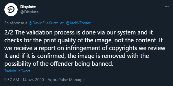 Pour commencer, tout le monde a la possibilité de poster un artwork sur le site et devenir artiste Displate. Il suffit d’envoyer tes visuels et Displate ne vérifiera pas que tu en es l’auteur mais simplement que la qualité de l’image soit suffisante.