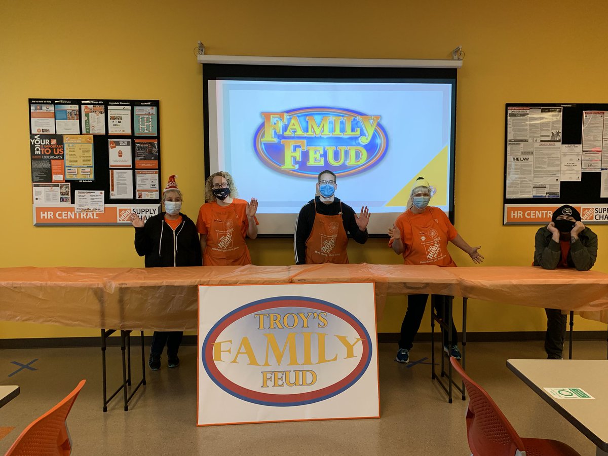 TroyDFC6707's tweet photo. Steve Harvey? Or @JohnKossick ? Taking a little time out of this busy day to have fun with our @TroyDFC6707 family. Family Feud style! @SMeyerTHD @wjackblair @troyer_paige @Mcgalec99 https://t.co/UiGXvjXEu6
