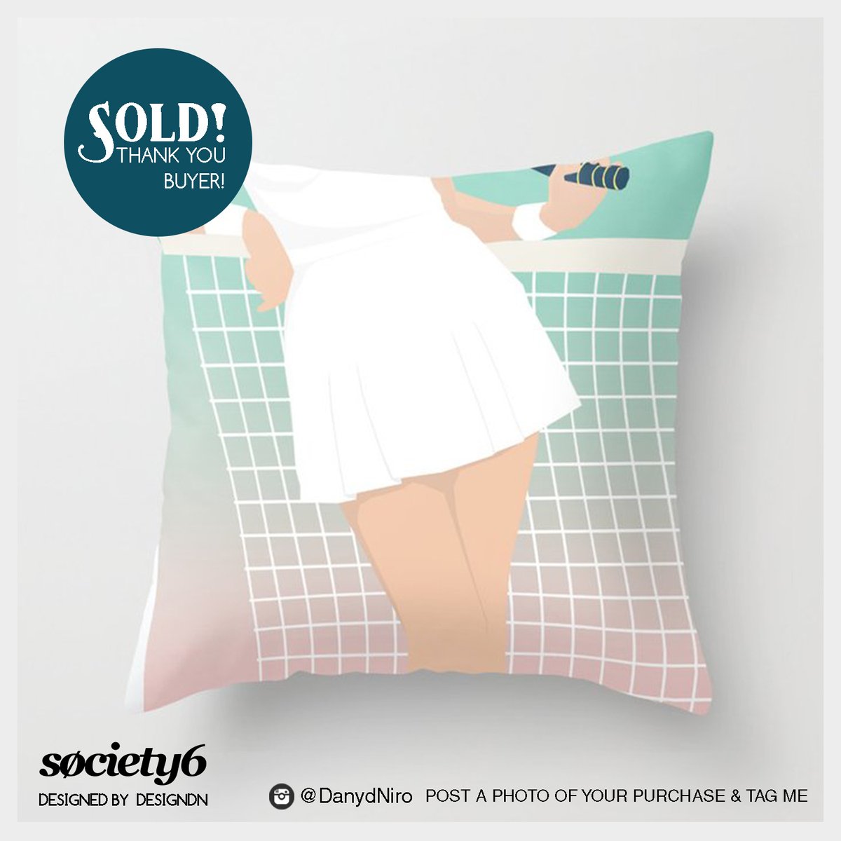 "Let's Play" Throw Pillow Sold! Thank you buyer ❤️ order your here 👉https://t.co/EwEwTvdeft #ThrowPillow #pillow #tennis #society6 #giftideas #thankyou #designdn #cyberweek #BlackFriday
Every Purchase Pays an Artist | Black Friday: Up to 50% Off https://t.co/oy6SwU1tls