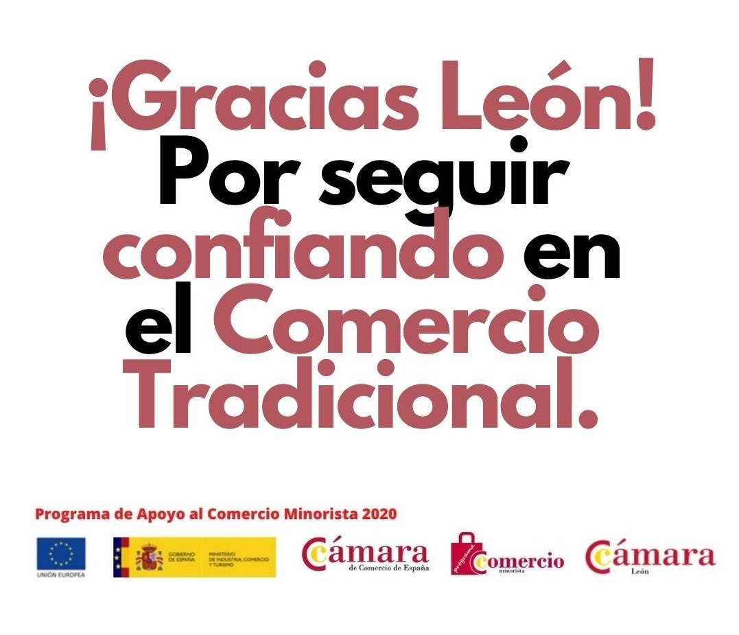 ccomercioleon's tweet photo. ¡Gracias León!
Por seguir confiando en el #comerciotradicional
@Noviartenovias 
#apoyocomerciominorista
#UniónEuropea
#ministerioindustria 
@camarascomercio 
#cámaraleón
@AlecoLeon 
@CCA_LEON_GOTICO 
@crucerocompras 
@LEON_Centro 
#leonorte 
#comerciopuertaobispo
#leonesp https://t.co/oDMaCXgMX4