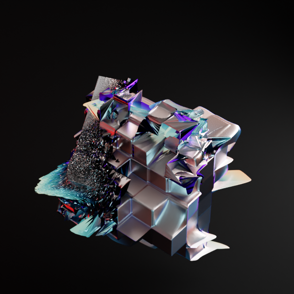 chiu_hans's tweet photo. I bring some idea from #nodevember2019 , the Hologram glitch effect, with much more details π https://t.co/hkUOVeNW92