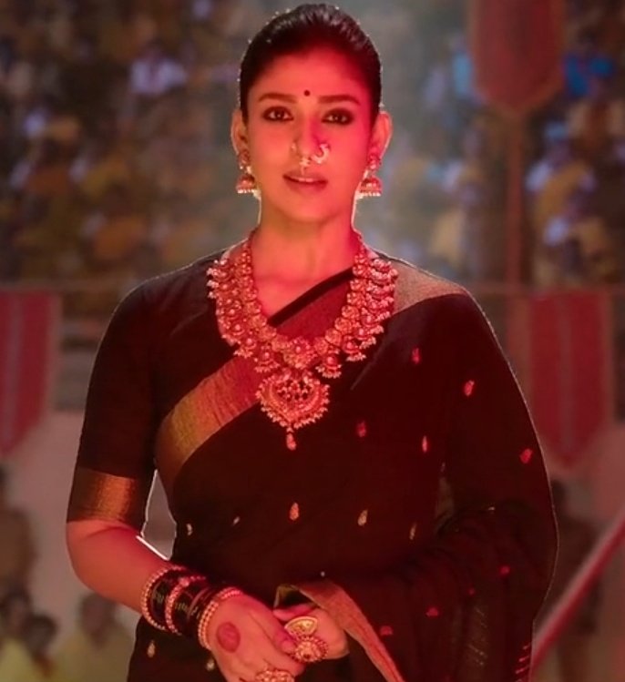 The Saree! The walk! The Attitude! The Screen presence!   #LadySuperstar  #Nayanthara