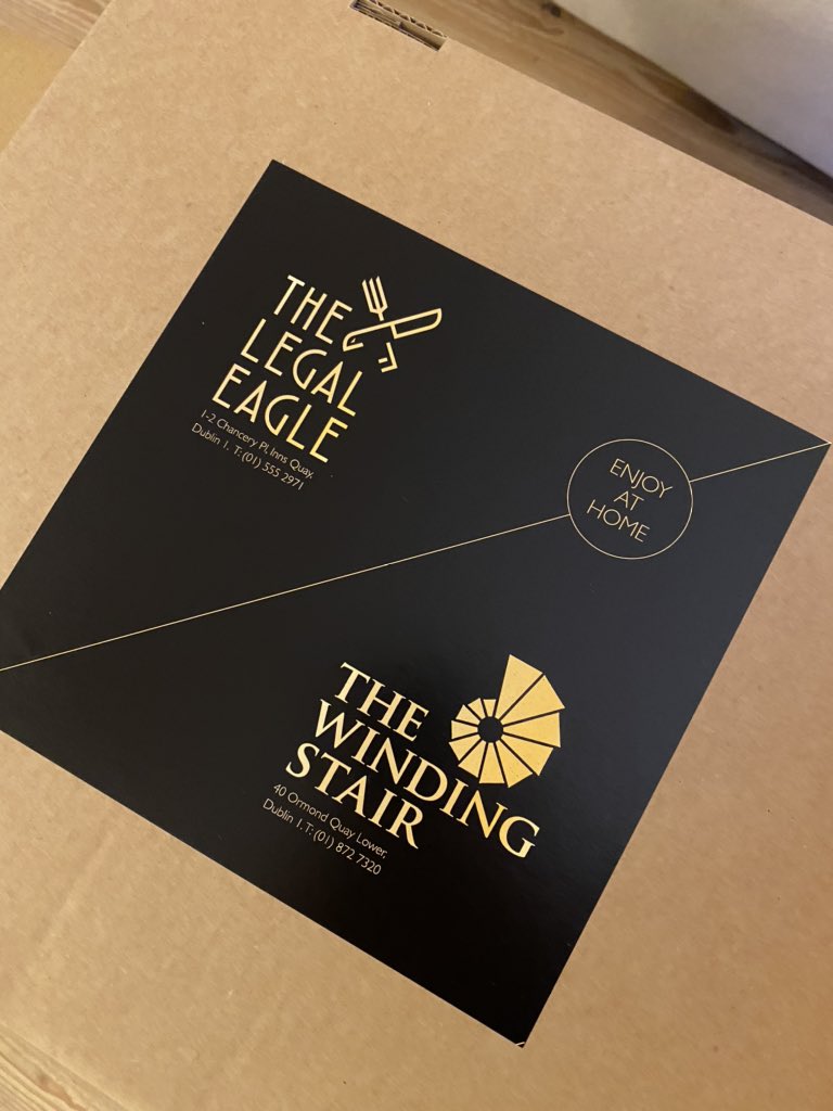 AoifeCarrigy_'s tweet photo. Well this is exciting 😃 Yes that says BACON DUST people.
Thanks so much to @TheWindingStair / Legal Eagle for a #mediasample of their weekly menu which sounds so delicious and features some of my favourite treats from two of my favourite Dublin restaurants. Will report back... https://t.co/7h0sBOV2I5