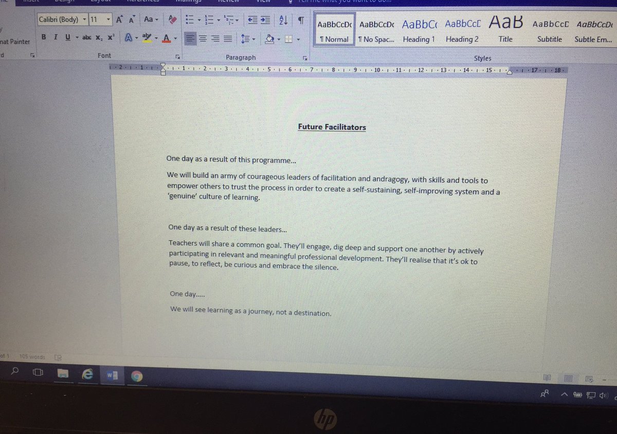 MrsWatsonArtDes's tweet photo. Sadly our Future Facilitator programme has come to an end but this journey has just begun. A huge thank you to @JoyceMatthews_ for guiding and supporting our #ff1na team. #inspirational #empowering #facilitation #andragogy Here are my final thoughts. https://t.co/0T7eawmhr7