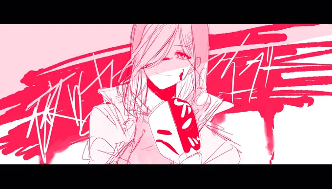 これは動画制作中にいろいろ模索していた落書き 