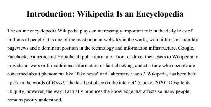 "Consensus-Based Encyclopedic Virtue: #Wikipedia and the Production of Authority in Encyclopedias". 

#PhD thesis by Ryan McGrady at NC State Communication, Rhetoric, &amp; Digital Media.

repository.lib.ncsu.edu/bitstream/hand…