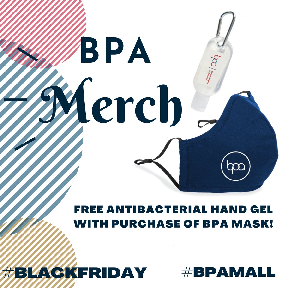 BPAconnect's tweet photo. Be sure to get your BPA Merch and snag up on the freebies that go along with these special #BlackFriday sale items! Offers available while supplies last! #bpamall #bpaallday #bpamerch https://t.co/WjUxbZYItq