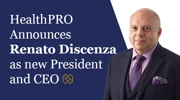 "Mr. Discenza is a visionary and innovative leader who brings over 30 years of supply chain, operations and business transformation experience in both the public and private sectors,” said Arlene Wilgosh, Chair, HealthPRO Board of Directors." <a href="/RJdisc/">Renato Discenza</a> 

bit.ly/37bAikN
