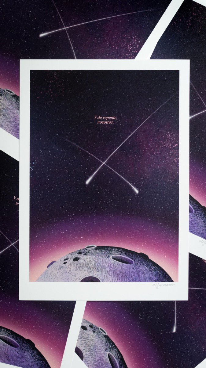 alfonso_casas_'s tweet photo. Ha llegado la producción de esta lámina y es así de 💫P R E C I O S A💫Os dejo aquí el link a la tienda por si os gusta y queréis echarle un vistazo💜
https://t.co/jmaHBS1rNd https://t.co/ZIrFGwTCdb