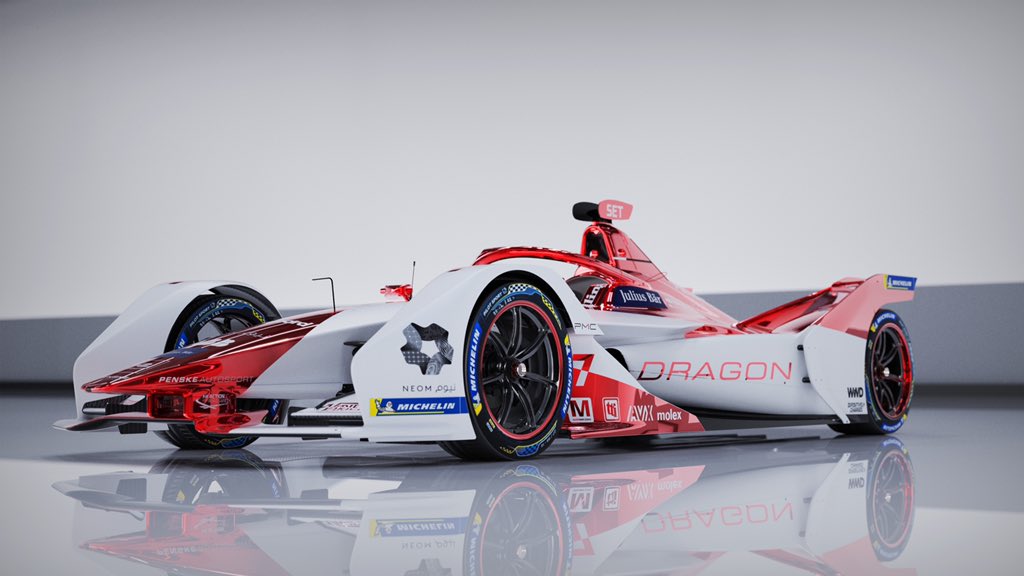 DRAGON / PENSKE AUTOSPORT is pleased to reveal our livery and introduce our challenger for the Season 7 @FIAFormulaE World Championship.
#DragonPenskeAutosport
#FormulaE
#PositivelyCharged
#RedChrome
#LetsRoll https://t.co/qnJwQHvoQx