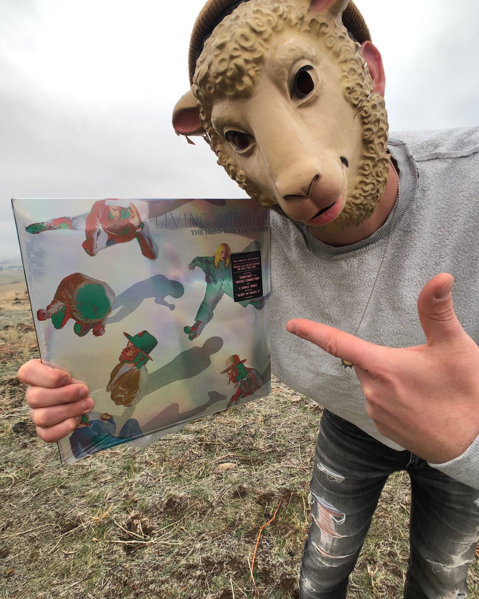 headandtheheart's tweet photo. It’s #RecordStoreDay which means ‘Living Mirage: The Complete Recordings’ is up for grabs online and in stores 😊💿 

Also just dropped new holiday merch and brought back our Honeybee tee! If you're venturing out this weekend, stay safe and wear a mask 🐑 https://t.co/SeO0Ppli0q https://t.co/X9DD8jNqQw