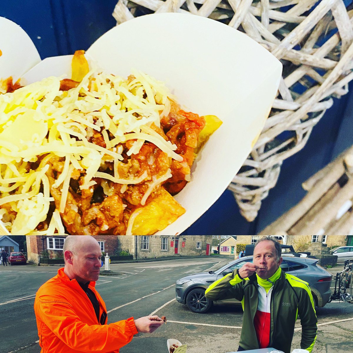 TGlne's tweet photo. Yesterday wasn’t the news we were hoping for. However it’s giving us time to come up with new ideas and here’s one for the weekend,homecut chips &amp; freshly made chilli &amp; cheese in a cone/box a nice winter warmer.Pre- order only call us to get your order in #chips #chilli #cheese https://t.co/PTsZwLWEBR