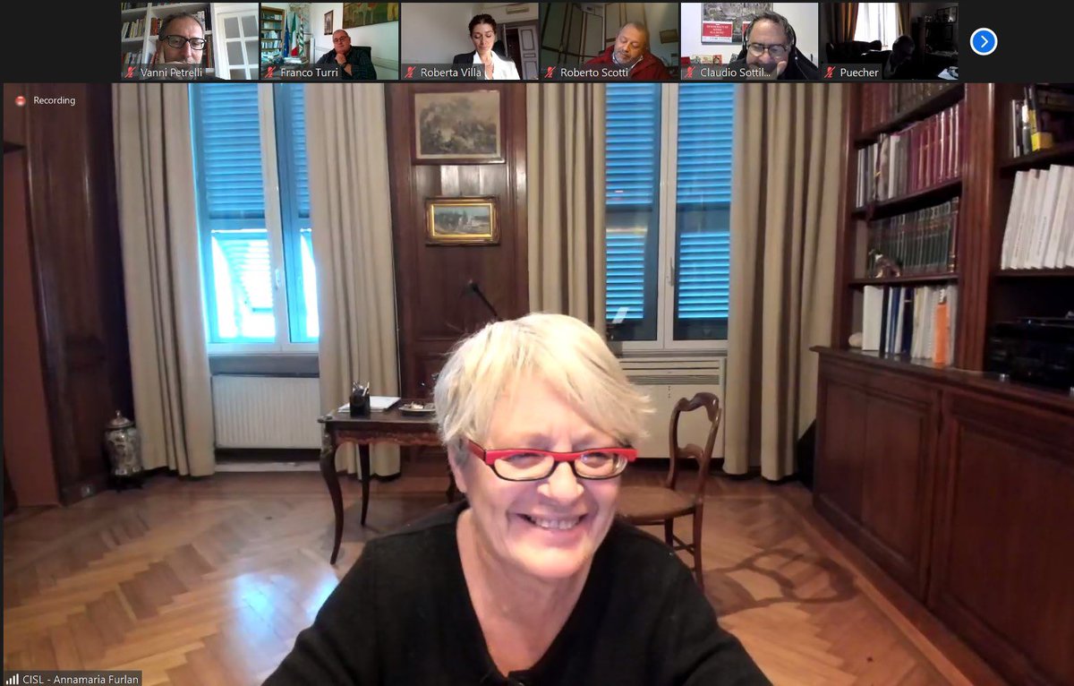 L’ #agorà è lo strumento principale di confronto e di dialogo per una grande organizzazione come la #Cisl che punta sul valore sociale della persona, dell’inclusione e della partecipazione: #AnnamariaFurlan chiude da remoto #AgoràFilca