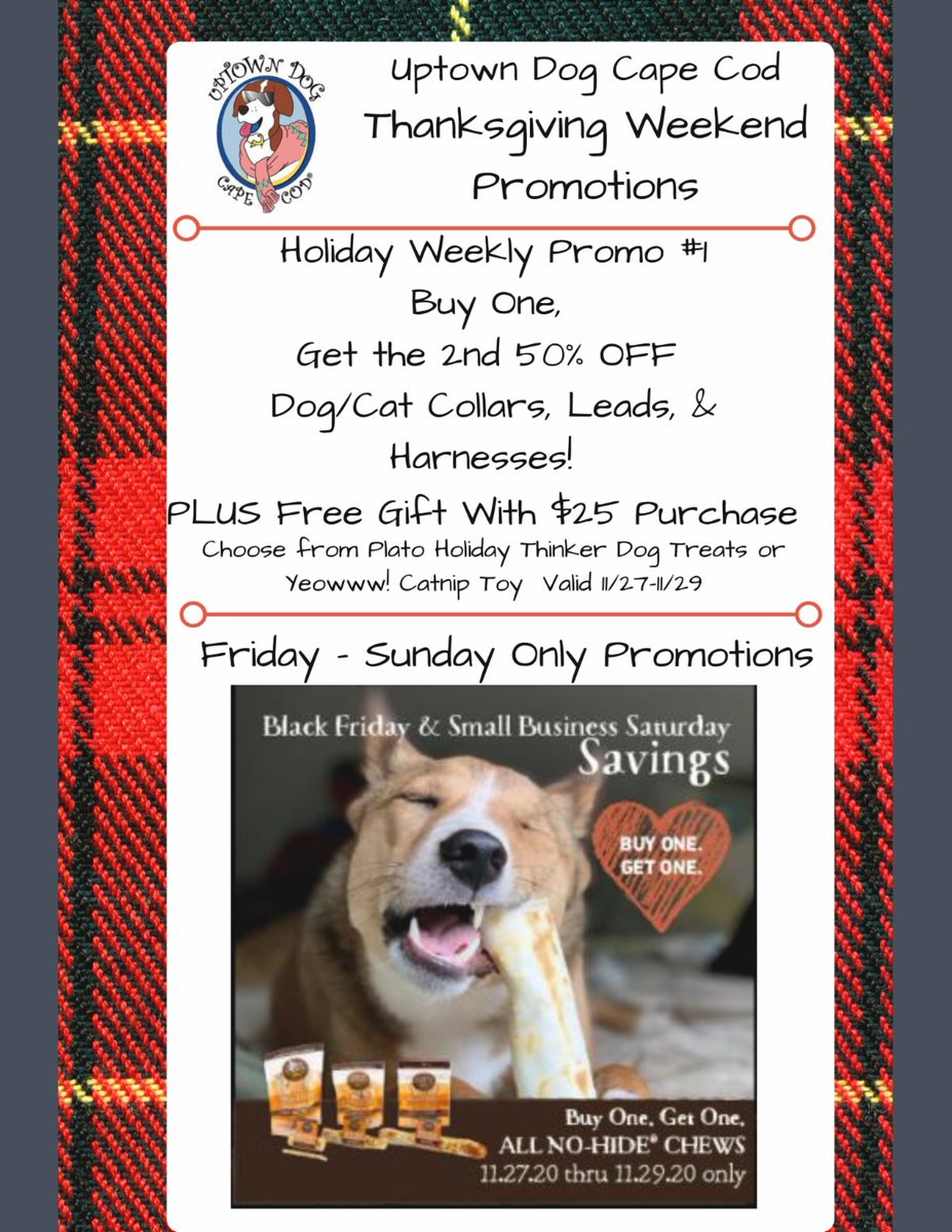Have you seen our promotions for the weekend? conta.cc/2HFOaer