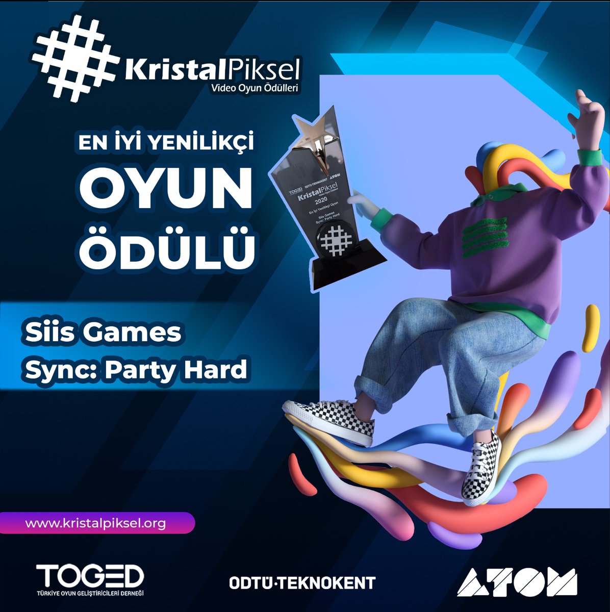 togedtr's tweet photo. 🎉Kristal Piksel Video Oyun Ödülleri 2020 Sonuçları🎉
🏆En İyi Yenilikçi Oyun: @SiisGames - Sync: Party Hard
👉Oyun linki: https://t.co/omvpy4sInW https://t.co/6uegWFuttz