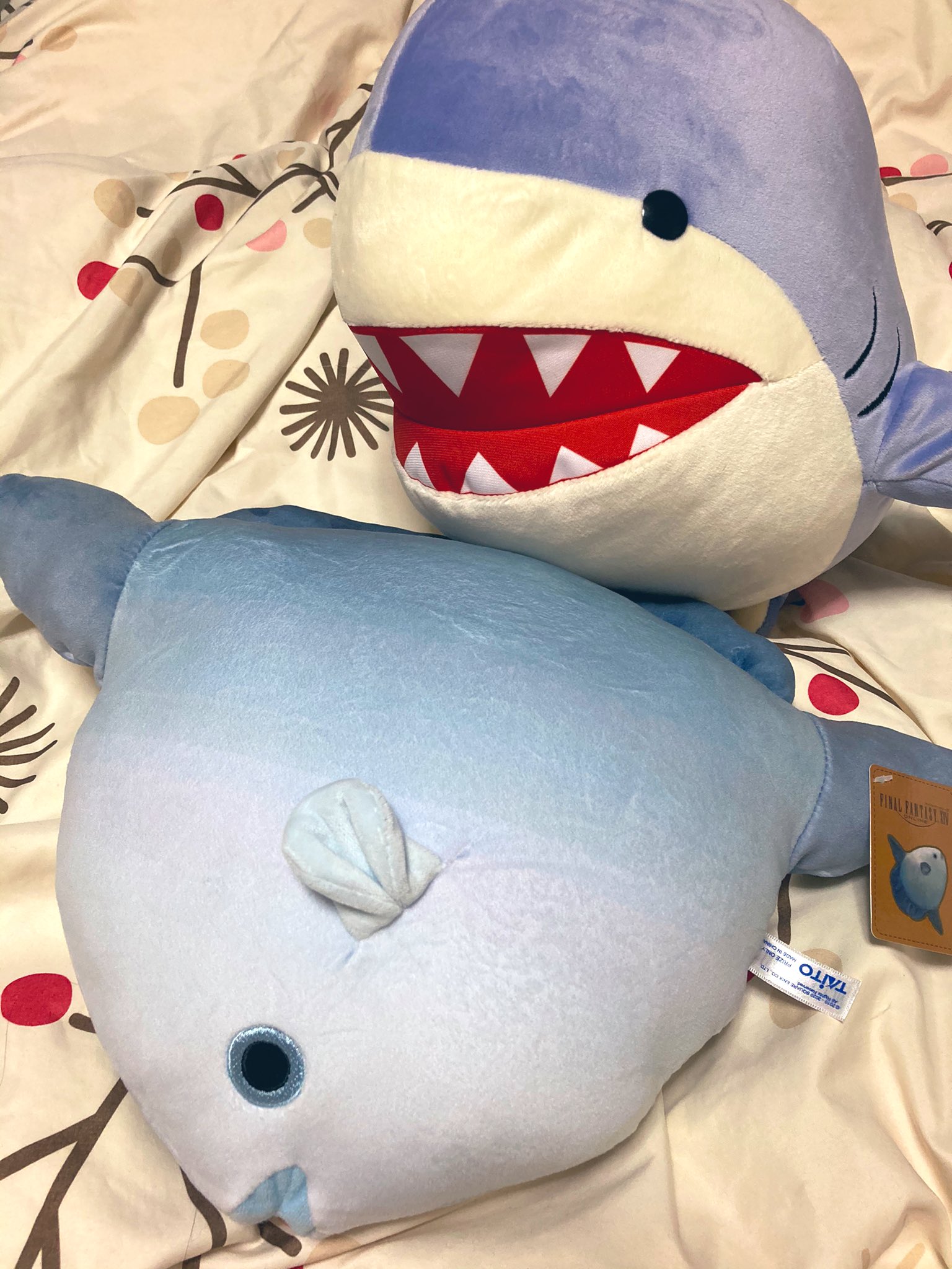 ファイナルファンタジーXIV ぬいぐるみ コマンダー・シャーク　モモラ・モラ FF14】プライズ情報：ぬいぐるみ コマンダー・シャーク（モモラ