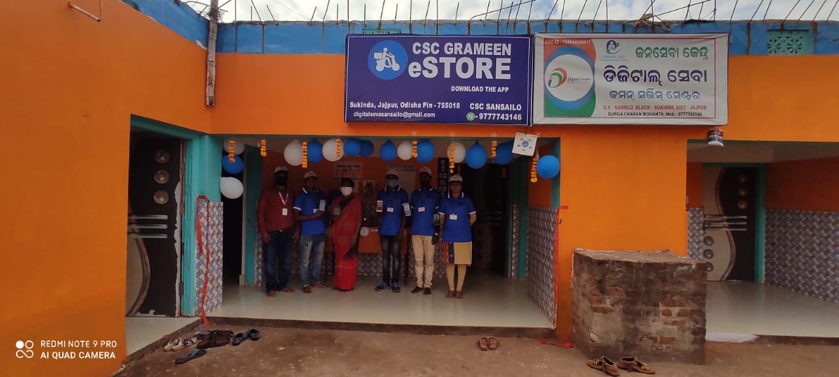CscTele's tweet image. #CSCOdishaVocalForLocal  
#cscgrameenestore #CSCseGRAMSWARAJ
Sansilo,Jajpur,Odisha Grameen estore distribution point physically inagurated. 

@CMO_Odisha @MoSarkar_Odisha @EIT_Odisha @CSCegov_ @OdishaSpv @dintya15 @SwornaprabhaSi1