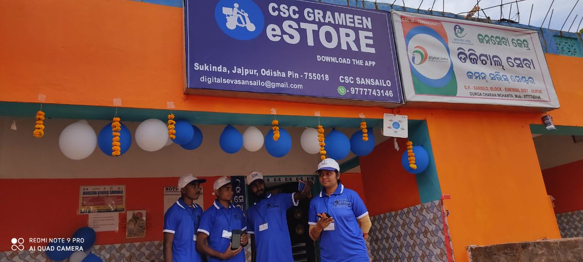CscTele's tweet image. #CSCOdishaVocalForLocal  
#cscgrameenestore #CSCseGRAMSWARAJ
Sansilo,Jajpur,Odisha Grameen estore distribution point physically inagurated. 

@CMO_Odisha @MoSarkar_Odisha @EIT_Odisha @CSCegov_ @OdishaSpv @dintya15 @SwornaprabhaSi1