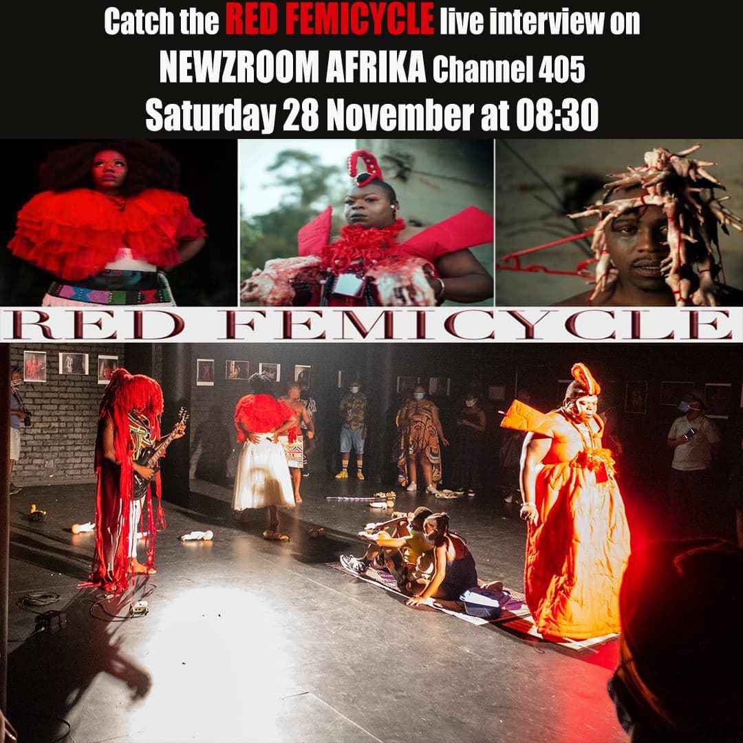 sowetotheatres's tweet photo. Women and children shouldn't be living in fear. Red Femicycle shines a light on this social ill. #EndGenderbasedviolence #16daysofactivism #sowetotheatre #redfemicycle https://t.co/UC6UxGsToQ