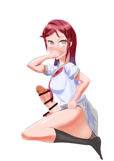 #いいふたなりの日生えてるの見られちゃった梨子ちゃん 