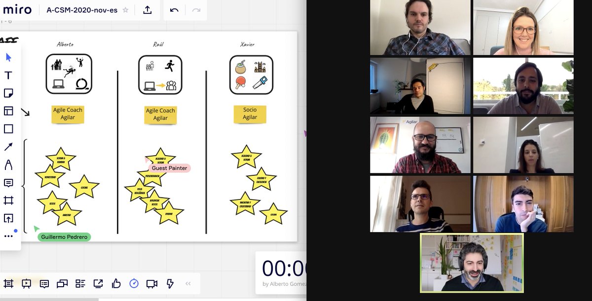 AgilarSpain's tweet photo. ¡Estamos en el kick-off de nuestro Advanced Certified ScrumMaster! Empezamos conociéndonos, creando los #WorkingAgreements y viendo el #ProductBacklog. ¡A por ello! #AgilarACSM #ACSM #ScrumMaster https://t.co/ErNiLcadxg