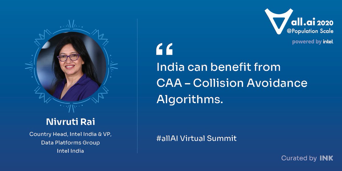 inktalks's tweet photo. The world is optimistic about autonomous driving and India can benefit from Collision Avoidance Algorithms, says @rnivruti, Country Head of @IntelIndia. Find more about AI in helping avoid collisions: https://t.co/CO7sFazoXR #allAI #PopulationScaleAI https://t.co/VLDsYrKttA