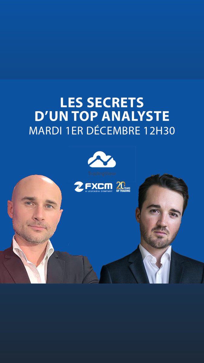 🎙Interview exceptionnelle avec <a href="/VincentGanne/">Vincent Ganne</a>
📅 Mardi 1er décembre | 12h30
👉 Inscription sur Telegram: 
t.me/fxcmfranceoff
<a href="/FXCMFrance/">FXCM Français</a>