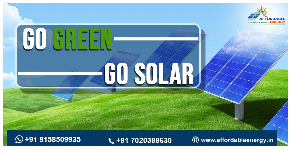 Go Green Go Solar Renewable energy sources prevent up to 90% of pollution caused by other conventional energy sources. 
.
.
Call us today at +918380014555 or +917020389630 to have the flow of solar.
#solarenergy #solarpanels #solarsystem #solarpower #bestsolarcompany #india